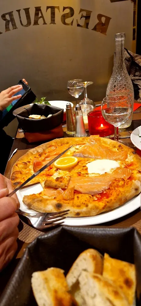 Pizza Saumon
